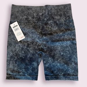 NEW WITH TAGS. Wildfox Biker Shorts. Black and Gray. Size Large. Exercise.